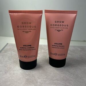 New Grow Gorgeous Volume Bodifying Shampoo and Conditioner- Travel Size